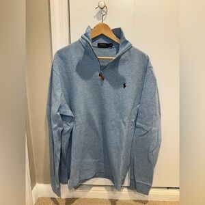 Men’s polo quarter zip sweater
